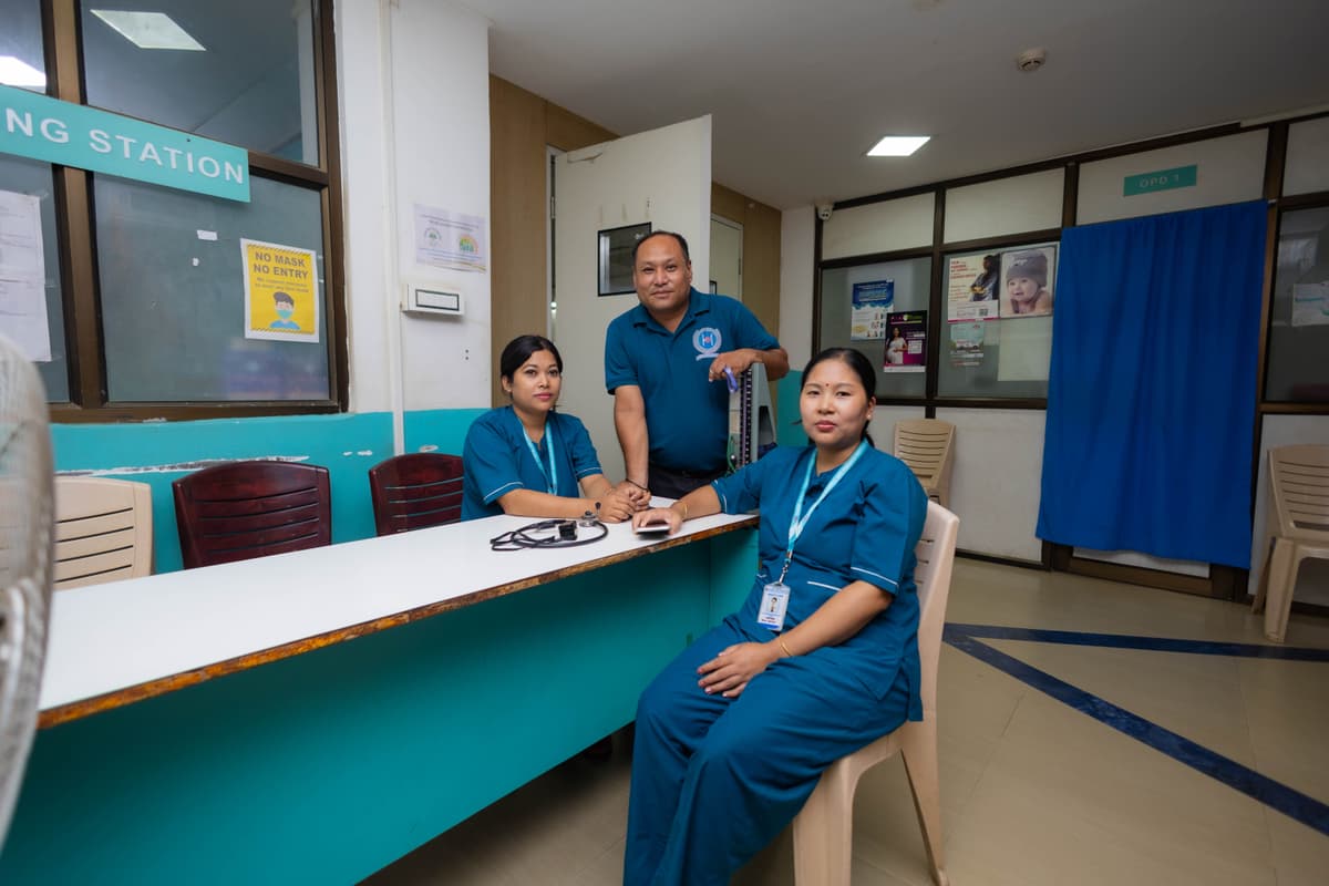 Doctors collaborating